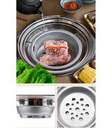 Round BBQ Grill Table © - Zambeel