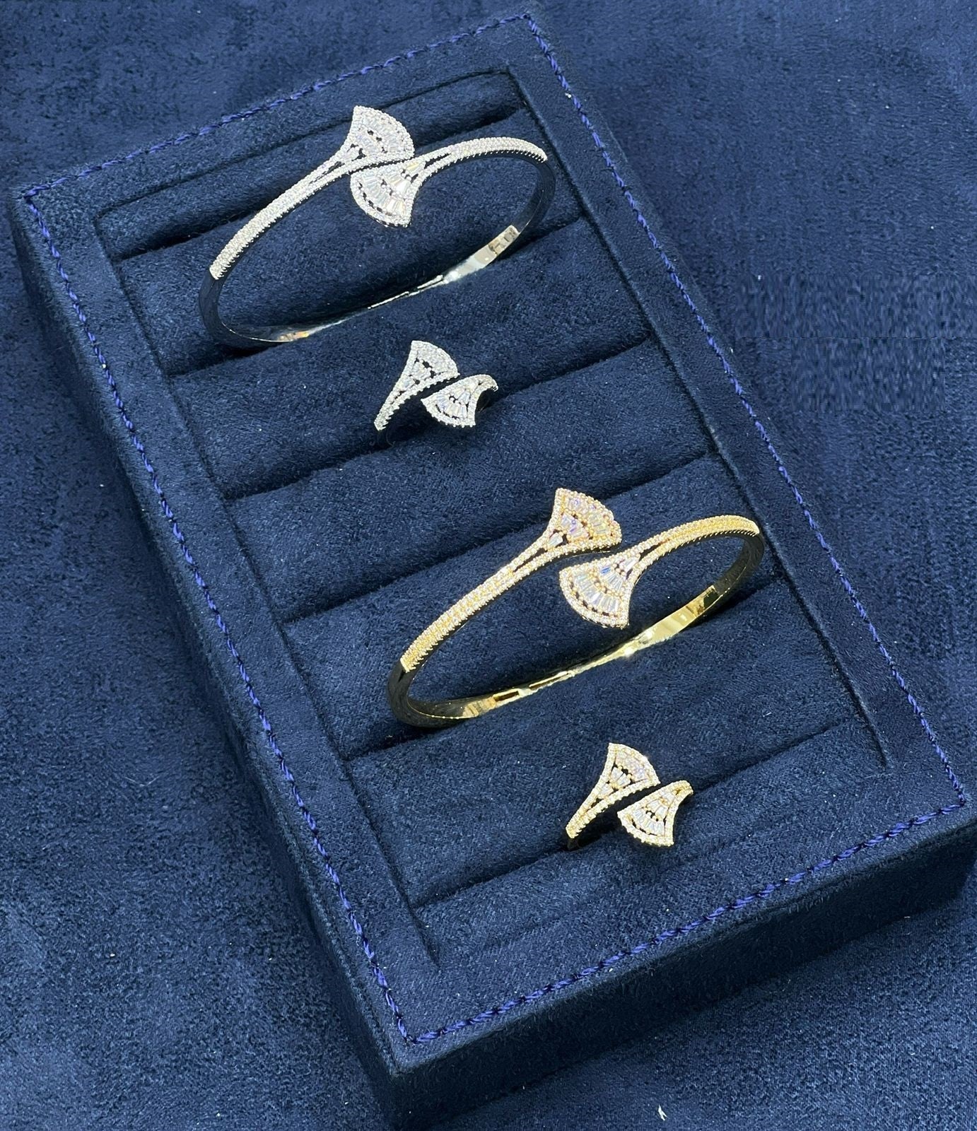 Royal Bar Diamond Kada Set - Zambeel