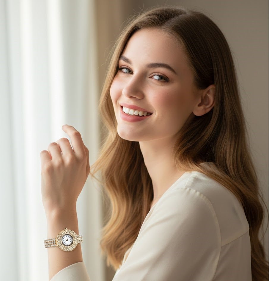 Royal Sunburst Crystal Watch - Zambeel
