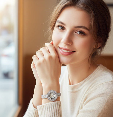 Royal Sunburst Crystal Watch - Zambeel