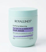 Royallines - Clarifying Balancing Tea Tree Oil & Amino Acid Hair Mask - Zambeel