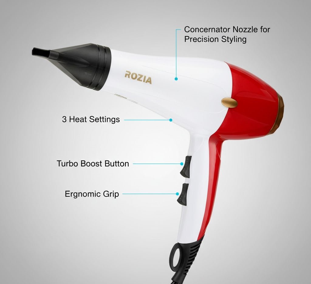 ROZIA - Hair Dryer - Zambeel