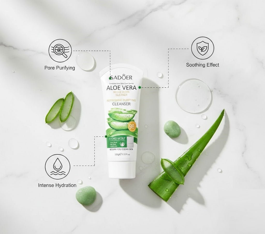 SADOER - Aloe Vera Refreshing Purifying Cleanser - Zambeel