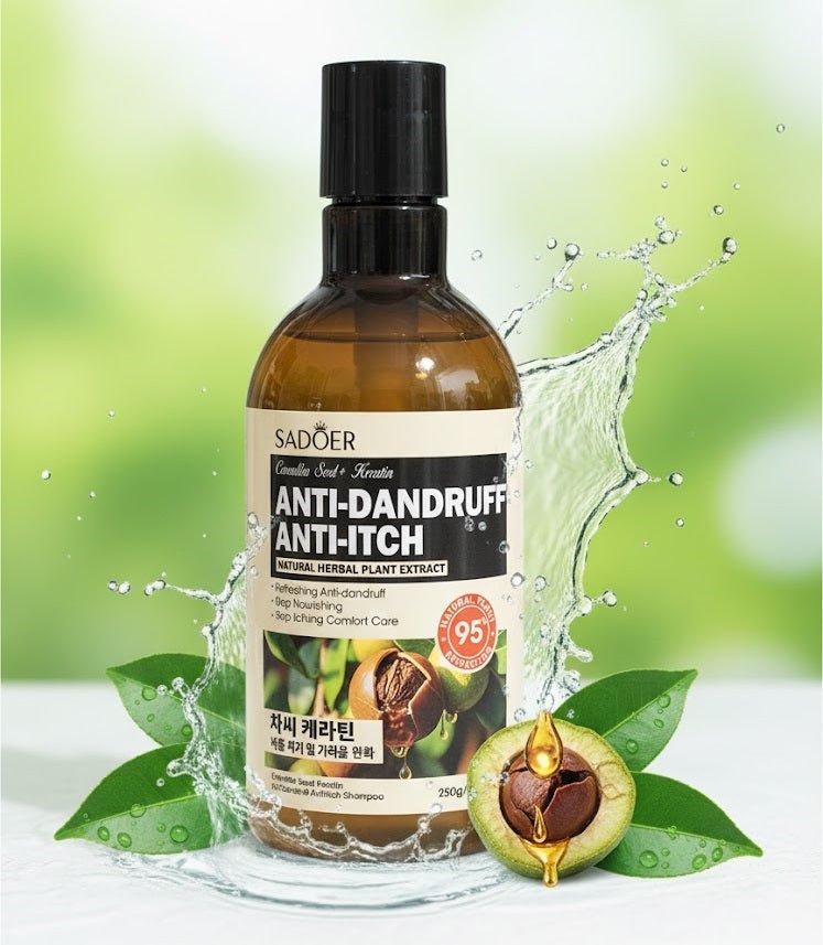 SADOER - Camellia Seed + Keratin Anti - Dandruff Anti - Itch Shampoo - Zambeel