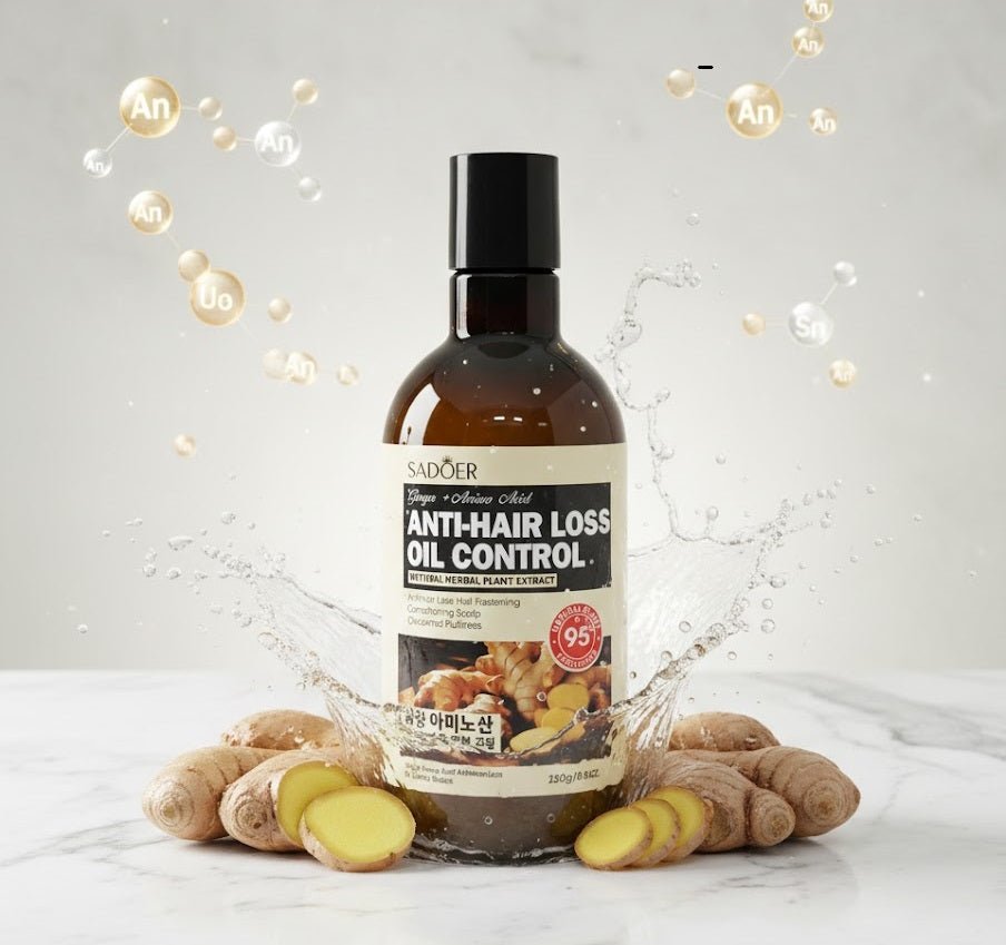 SADOER - Ginger + Amino Acid Anti - Hair Loss Oil Control Shampoo - Zambeel