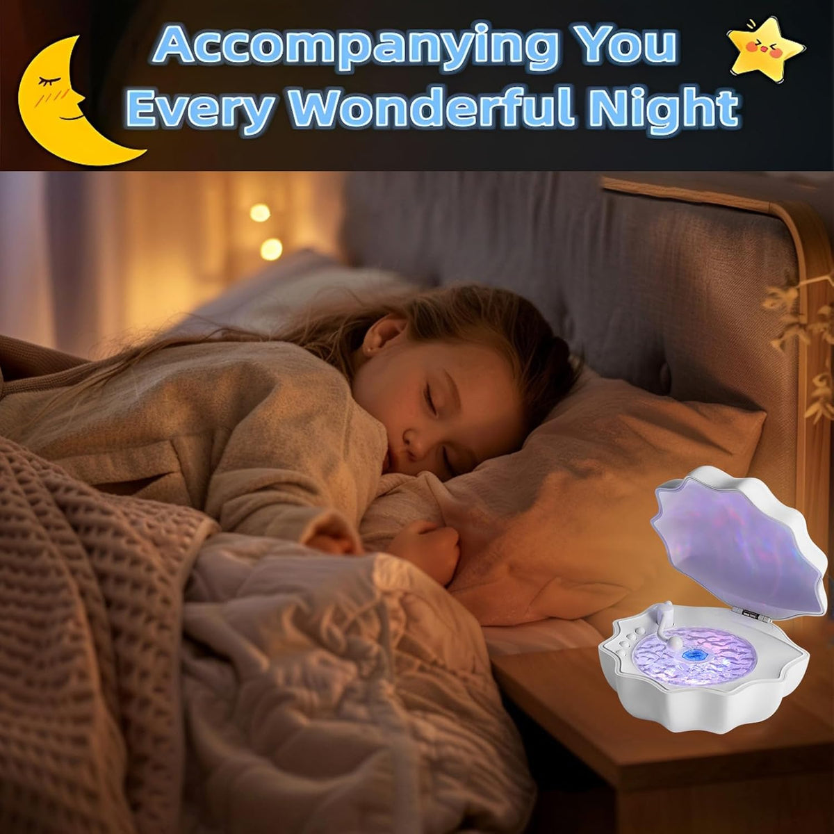 Shell Lamp with Bluetooth Speaker - Zambeel
