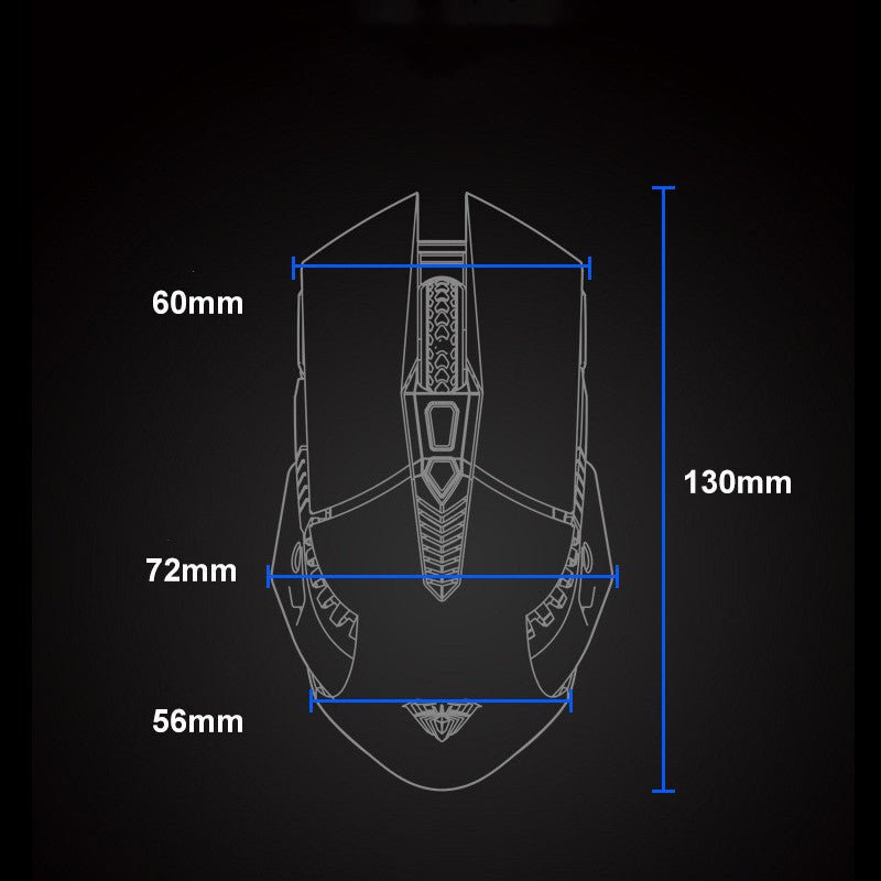 Silent Mouse Wireless Bluetooth E - sports Mouse - Zambeel
