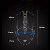 Silent Mouse Wireless Bluetooth E - sports Mouse - Zambeel