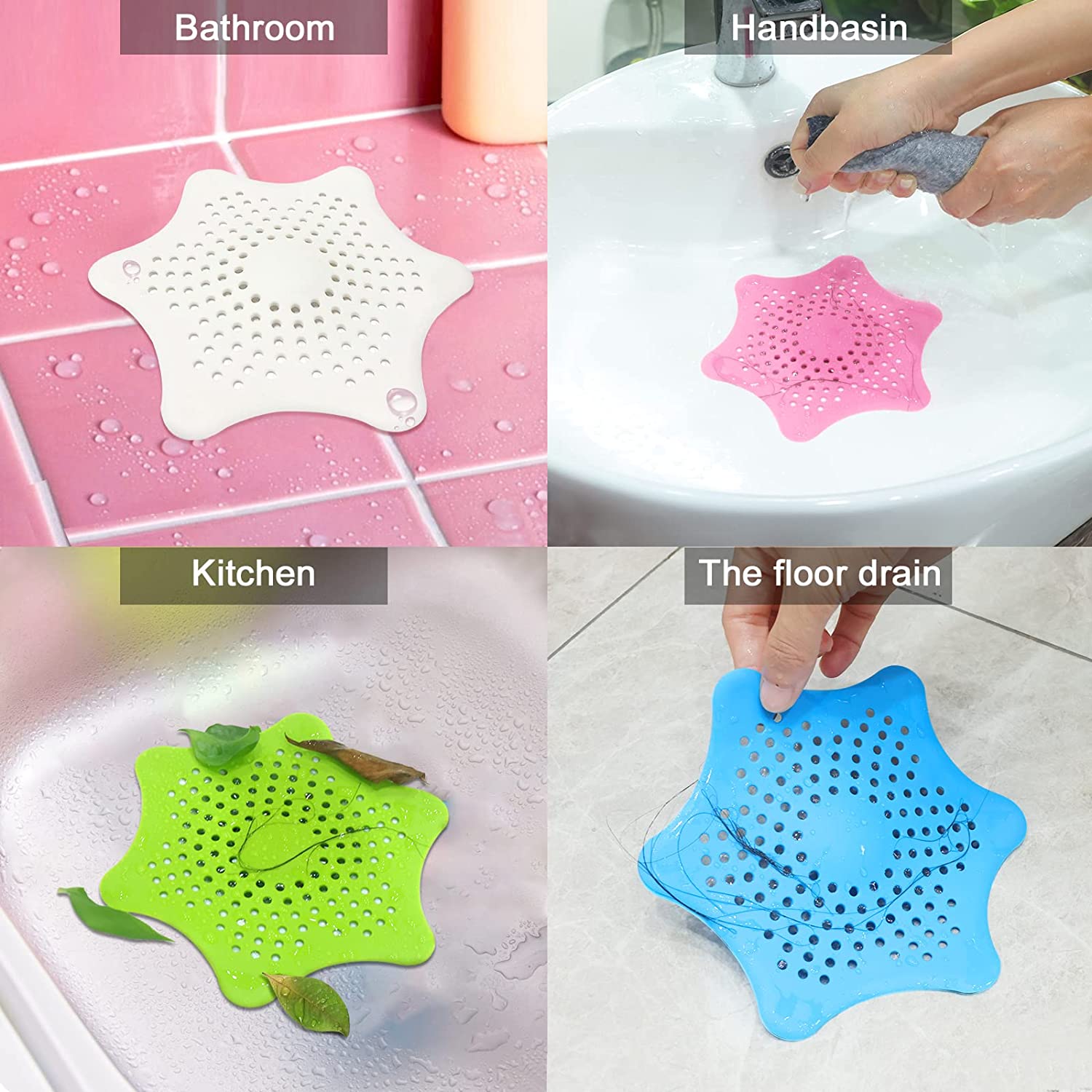 Silicone Starfish Drain Filter - Zambeel