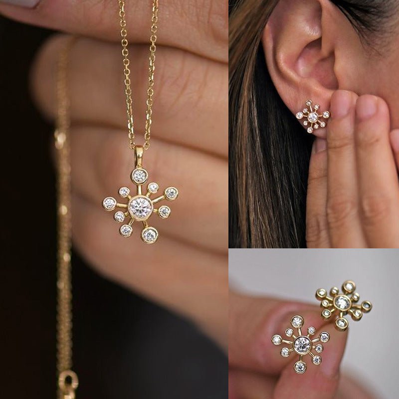 Simple Design Geometric Circle Earrings - Zambeel