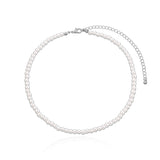 Simple Graceful Bright Pearl Necklace Women - Zambeel
