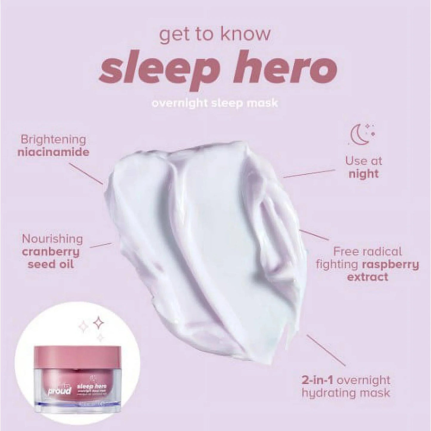 Skin Proud - Sleep Mask with Balancing Niacinamide (Original) - Zambeel