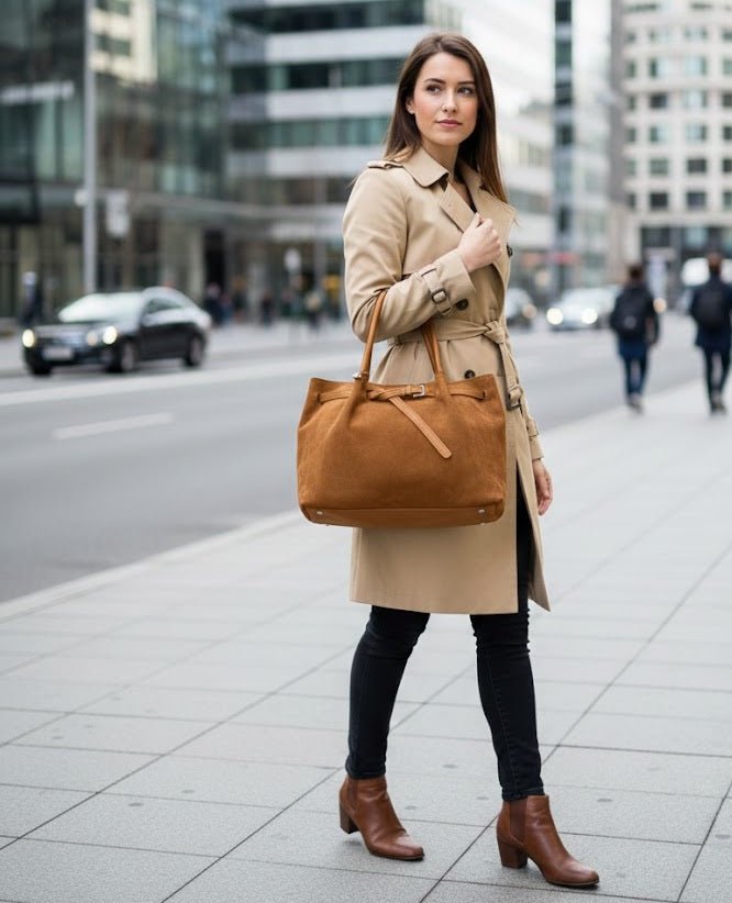 Slouchy Suede Totes - Zambeel
