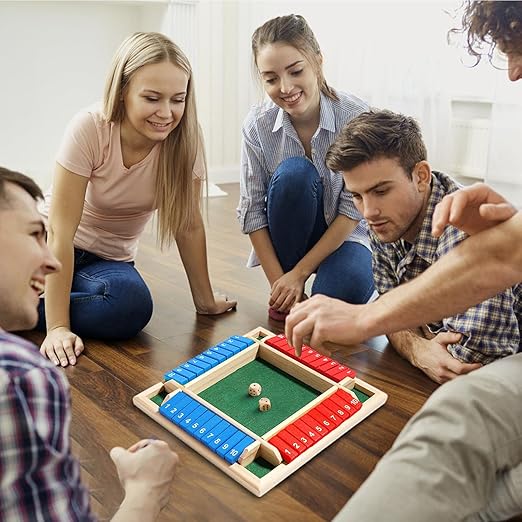 Smart Games - 4 Players Dice Board Game Set - Zambeel