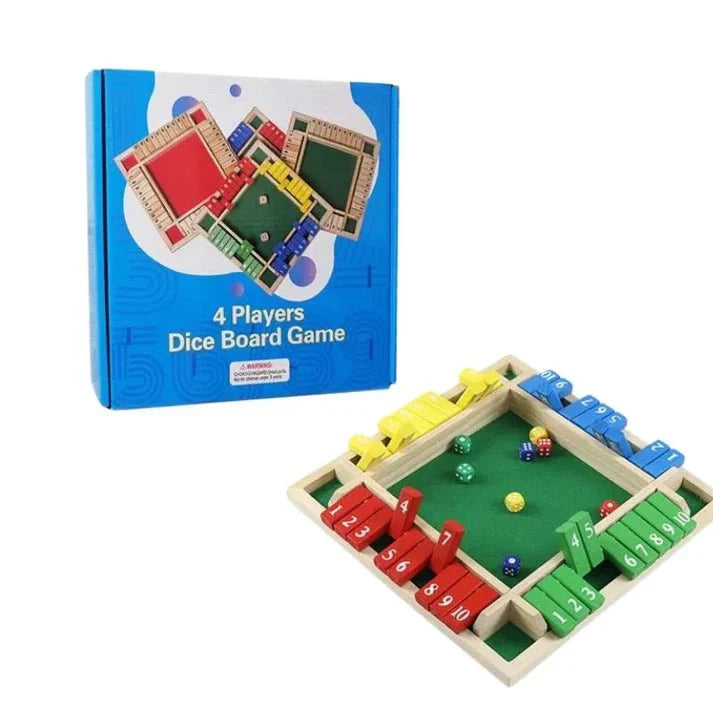 Smart Games - 4 Players Dice Board Game Set - Zambeel