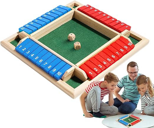 Smart Games - 4 Players Dice Board Game Set - Zambeel
