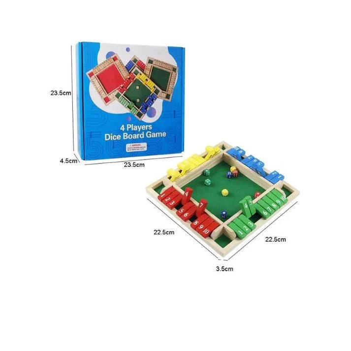 Smart Games - 4 Players Dice Board Game Set - Zambeel