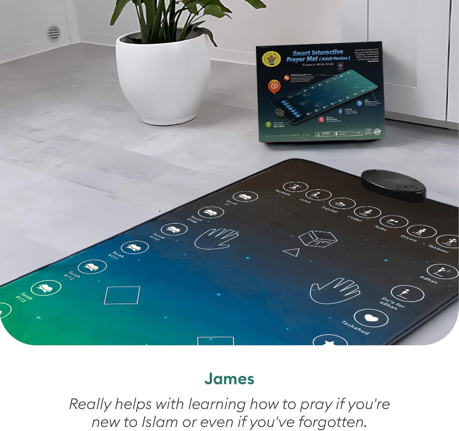 Smart Interactive Prayer Mat - Zambeel