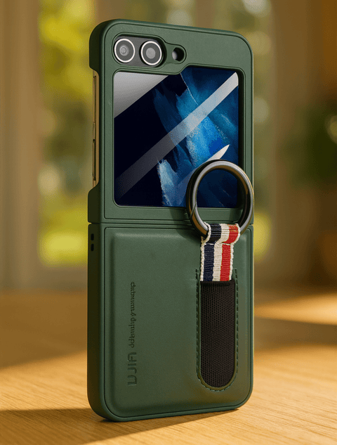 Smart Ring Wallet Case for Flip Phones - Zambeel