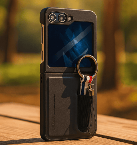 Smart Ring Wallet Case for Flip Phones - Zambeel