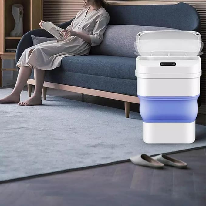 Smart Sensor Folding Infrared Trash Can - Zambeel