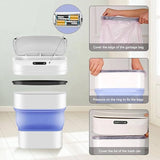 Smart Sensor Folding Infrared Trash Can - Zambeel