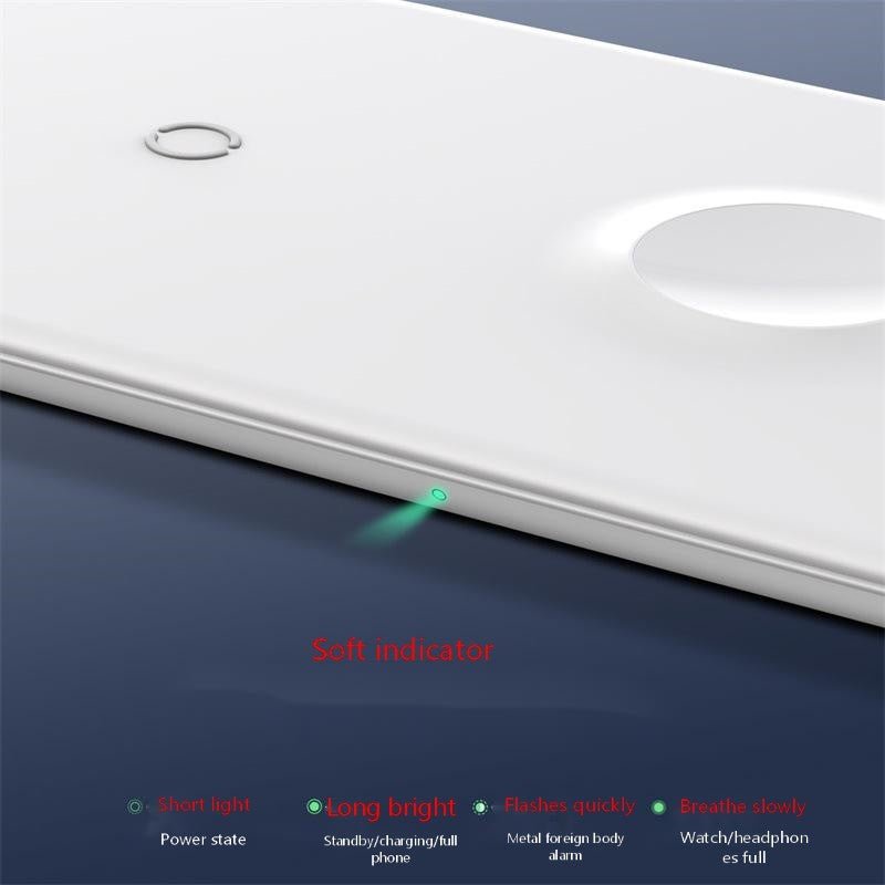 Smart Three - in - one Wireless Charger Mobile Desktop Charger - Zambeel