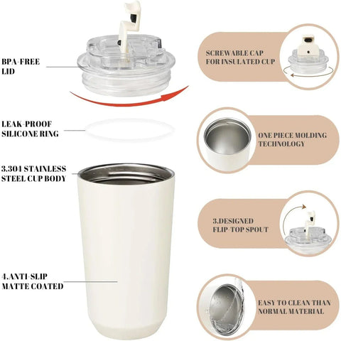 SMEG - Stainless Steel Vacuum Insulated Tumbler Mug - Zambeel