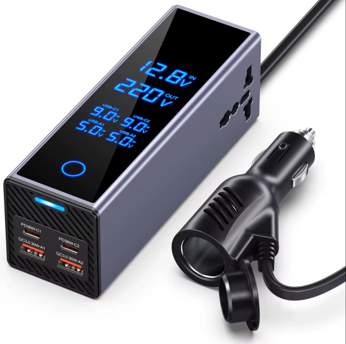 Socket Car Power Inverter © - Zambeel