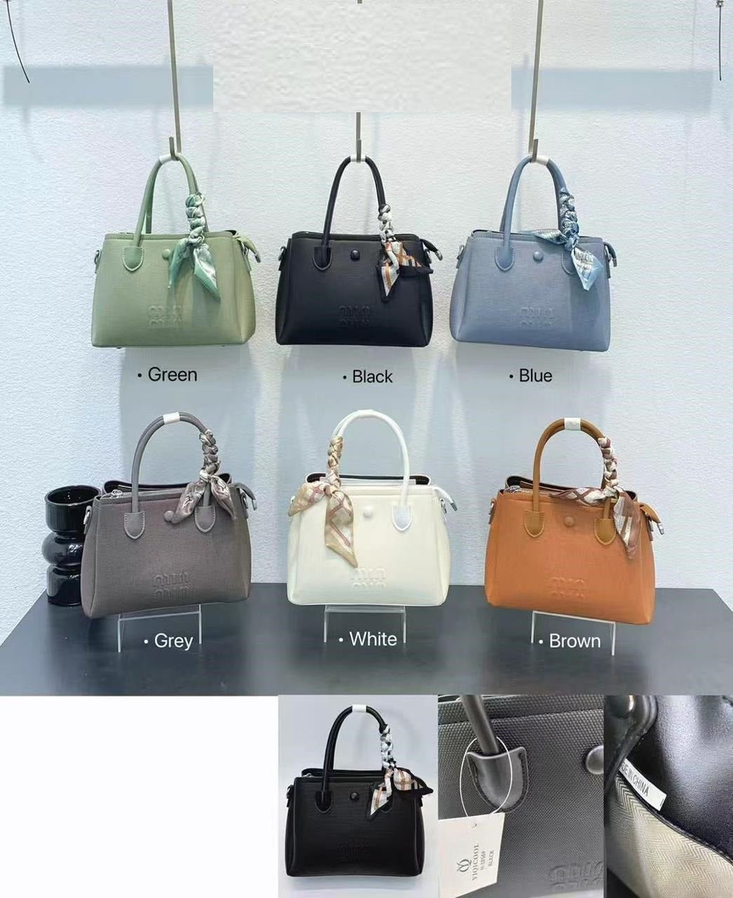 Soft Shell Scarf Handle Bag - Zambeel
