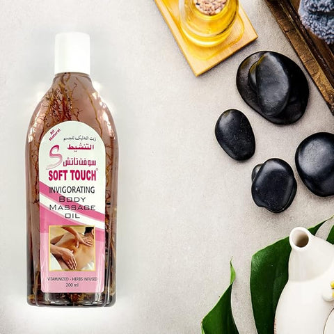 Soft Touch - Invigorating Body Massage Oil (Original) - Zambeel