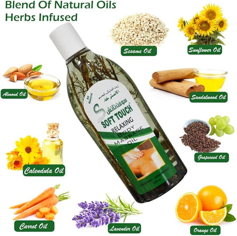 Soft Touch - Relaxing Body Massage Oil (Original) - Zambeel