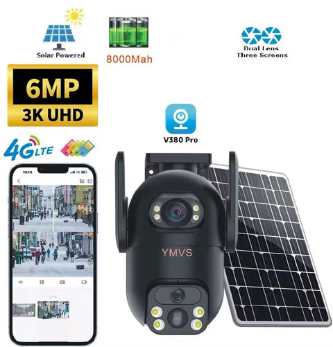 Solar Powered Security Camera - Zambeel