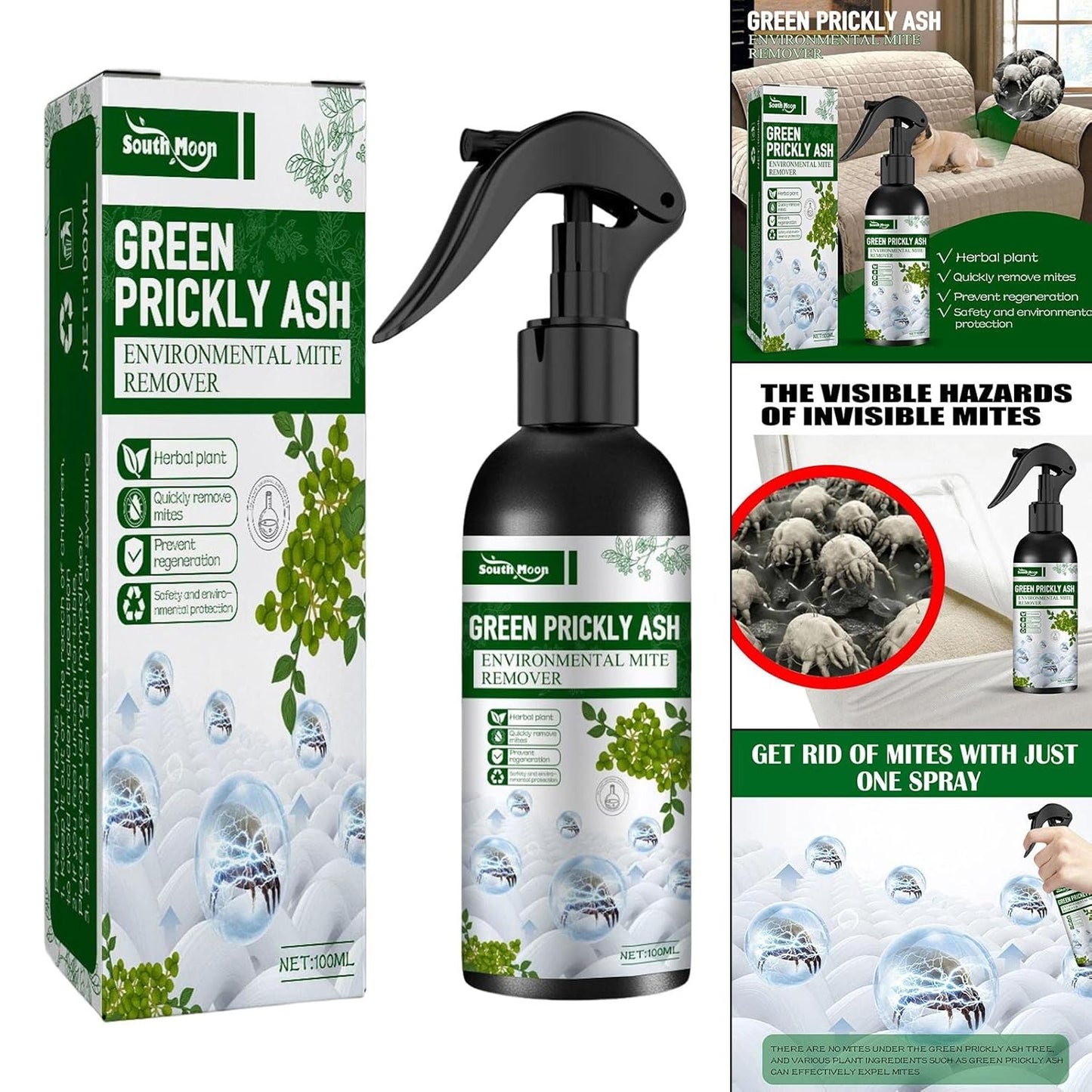South Moon - Green Prickly Ash Herbal Mite Remover (Original) - Zambeel