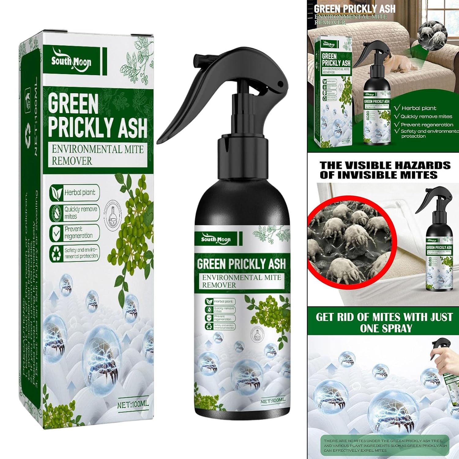 South Moon - Green Prickly Ash Herbal Mite Remover (Original) - Zambeel
