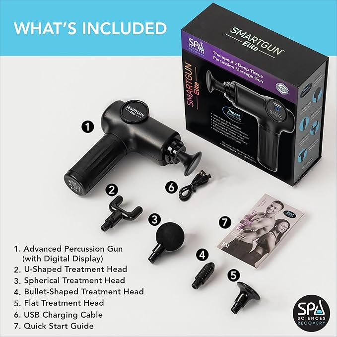 SPA Sciences Recovery SmartGun Pro Massage Gun Ⓢ - Zambeel