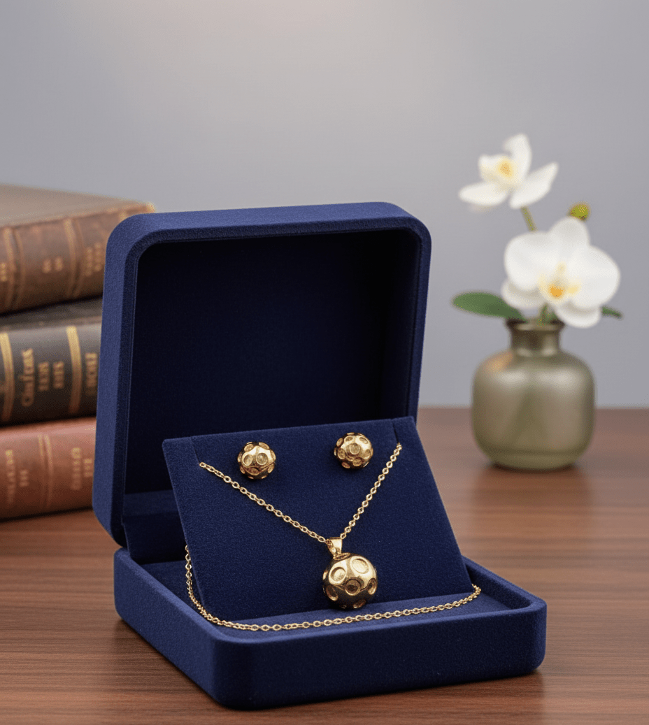 Sphere Cutout Pendant Set - Zambeel