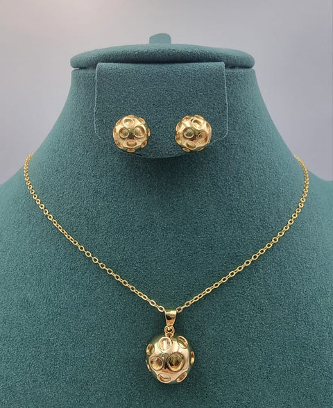 Sphere Cutout Pendant Set - Zambeel