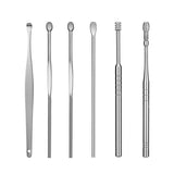 Stainless Steel Ear Pick Set with Keychain Case - Zambeel