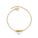Stainless Steel Fashion Koi Bracelet Light Luxury Titanium Steel - Zambeel