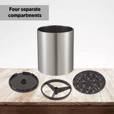 Stainless Steel Rotating Storage Bucket - Zambeel