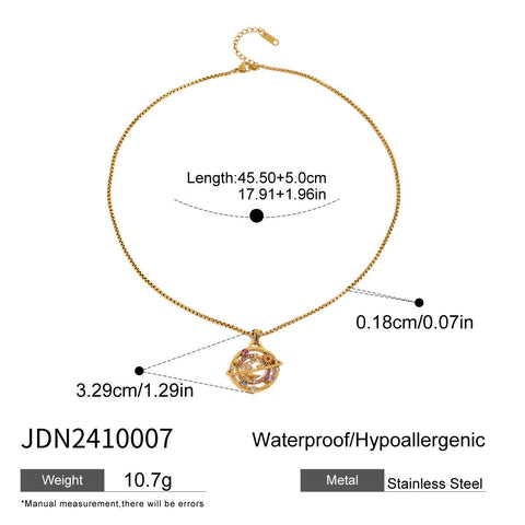 Stainless Steel XINGX Pendant Necklace - Zambeel