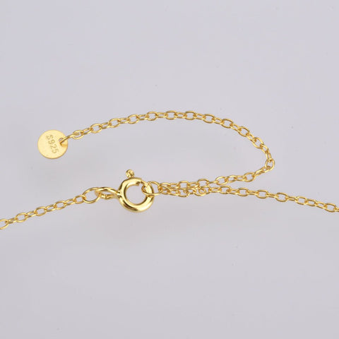 Sterling Silver Square Stone Full - shop Pendant Necklace - Zambeel