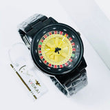 Stylish Roulette Dial Wrist Watch - Zambeel