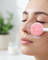 Sweet Beauty - 3 - in - 1 Silicone Gel Face Cleaning Makeup Puff Set - Zambeel