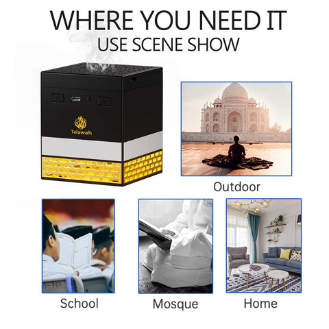 Telawah - Portable Electric Incense Bakhoor Burner - Zambeel