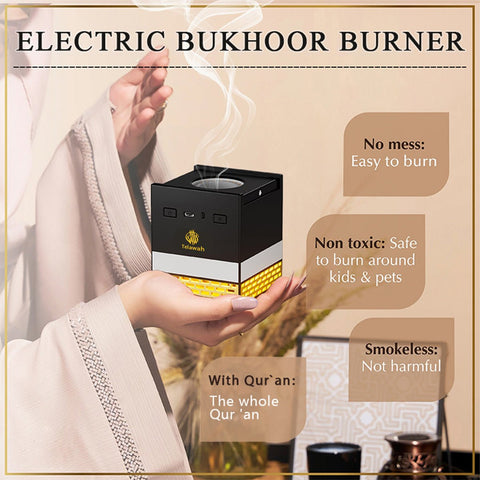 Telawah - Portable Electric Incense Bakhoor Burner - Zambeel