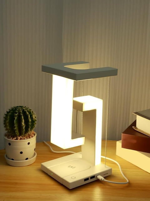 Tensegrity Smart LED Desk Lamp with Wireless Charge - Zambeel