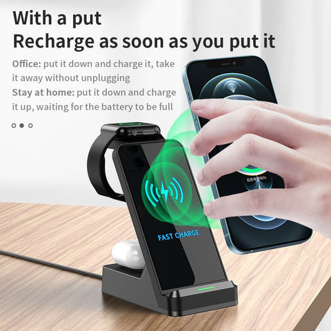Three - in - one Wireless Charging H15 Charging - Zambeel
