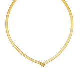 Titanium Steel Snake Bones Chain Blade Chain Necklace - Zambeel